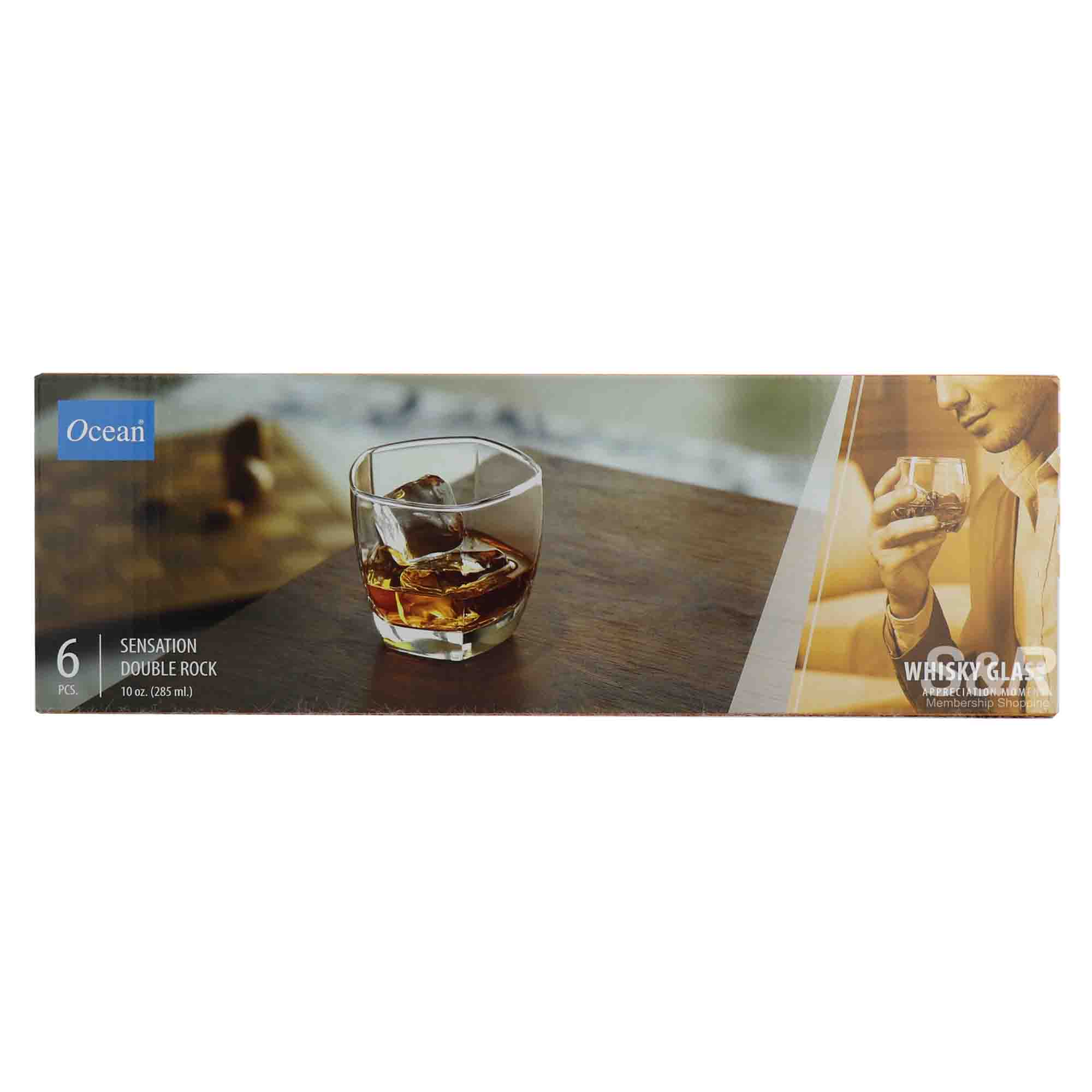 Ocean Sensation Double Rock Whisky Glass 6pcs Ocean Sensation Double Rock Whisky Glass 6pcs